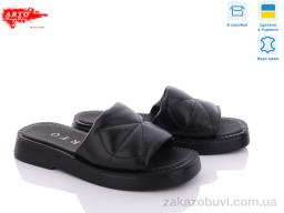 Шльопанці ARTO 0156 чорний ш.