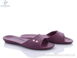 Шлепки Acorus Кредо 107 бордовый