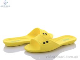 Шлепки Acorus Кредо 107 желтый
