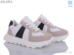 Кроссовки Ailaifa 2395-2 white-black піна