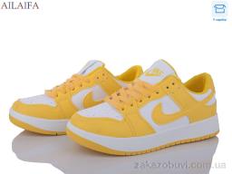 Кроссовки Ailaifa AJ06 white-yellow