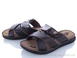 Шльопанці DeMur MKB6111 black-brown