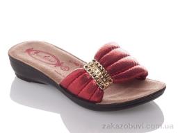 Шльопанці DeMur G809B-red