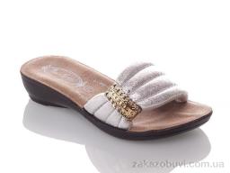 Шльопанці DeMur G809B-silver