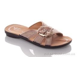 Шльопанці DeMur GElena-N1A-beige