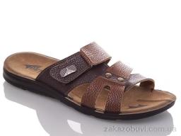 Шльопанці DeMur M6843 camel-brown