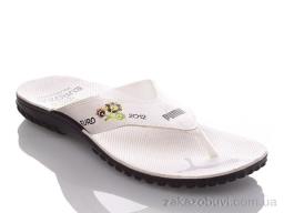 Шльопанці DeMur MP white-grey V