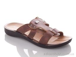 Шльопанці DeMur PPolomax-vogi-brown