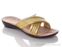 Шльопанці DeMur W7153-yellow