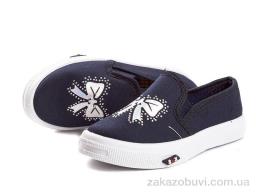 Сліпони DeMur 2850-001 бант синий