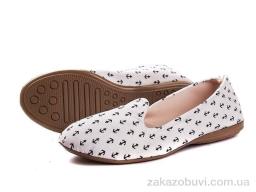 Тапки DeMur 2852 якорь белый