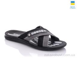 Шльопанці DeMur TRK STL-1 black-grey