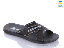 Шльопанці DeMur TRK black-white батал