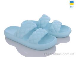 Шлепки DeMur DSL64 св.бірюзовий