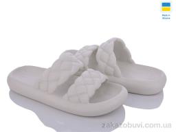 Шлепки DeMur DSL64W молочний