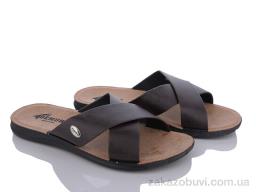 Шлепки DeMur 2024-001-1 коричневий