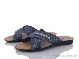 Шлепки DeMur 2024-007-1 синій
