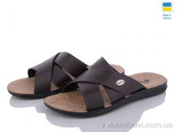 Шлепки DeMur 2024-001-2 коричневий