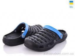 Кроксы Favorit Сабо 3 чорно-синій