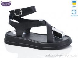 Босоножки Garti 0191 чорна шкіра