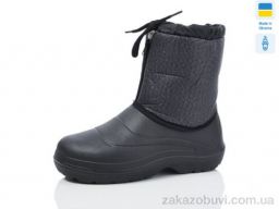 Сапоги из пены Inblue Маквін клітинка чорний