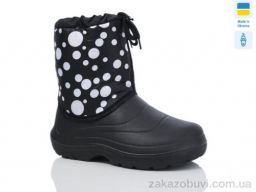 Сапоги из пены Inblue Маквін горох чорний