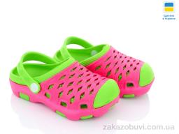 Крокси Inblue СЛД07-1 рожево-салатовий