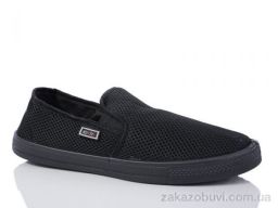 Слипоны Inblue Сітка чорний