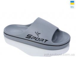 Шлепки Inblue N107 т.сірий