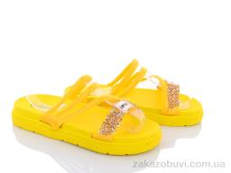 Шльопанці Lion D18 жовтий