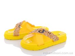 Шльопанці Lion D16 жовтий