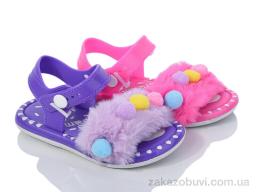 Босоножки M&L  Alex13 628A фіолет-малин. mix