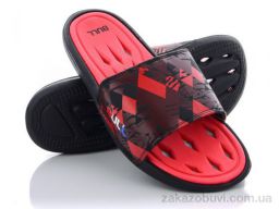 Шлепки Obuvok R021 (w43) red-black (08841)