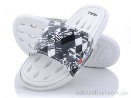 Шлепки Obuvok R021 (w43) white-black (08841)