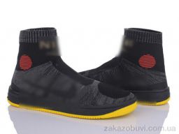 Кроссовки Obuvok 1896 black-yellow