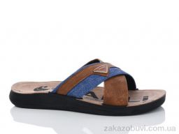 Шлепки Oscar 51-25 коричневий