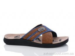 Шлепки Oscar 51-26 коричневий