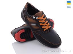 Кроссовки Paolla KP20 чорно-рудий