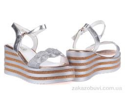 Босоніжки Prime-Opt Prime 152491 срібний