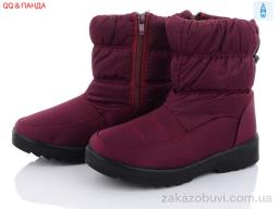 Дутики QQПанда D21R141 bordo