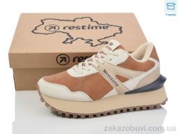 Кроссовки Restime RWZ24233 beige