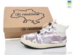 Кроссовки Restime HWZ24381 beige military