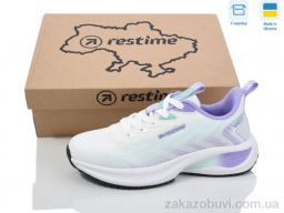 Кроссовки Restime RWL25538 white-purple