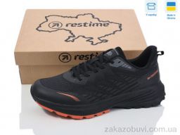Кроссовки Restime EMB25500 black-orange