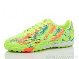 Футбольная обувь Restime DIWB25652-1 lime-cyan-orange