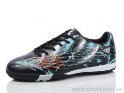 Футбольная обувь Restime DIWB25652-1 black-blue-silver