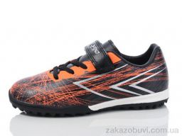 Футбольная обувь Restime DIDB25611-1 black-silver-orange