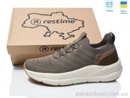 Кроссовки Restime BML25414 olive