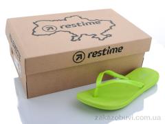 Шлепки Restime MWL20002 salat