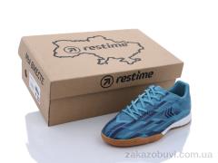 Футбольне взуття Restime DDB21419 cyan-navy